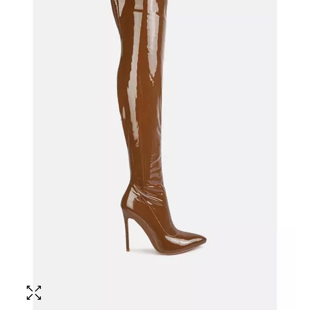Aldo Brown Over the Knee Boots with Stiletto Heel
